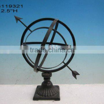 metal world globe for decoration