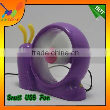 Supply Soft Blades USB Mini Baby Table Fan Children like Snail Fan