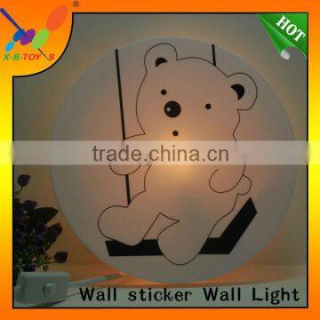 Modern Beautiful Best Selling Wall Light Cartoon DIY Wall Sticker Wall Light for living room.