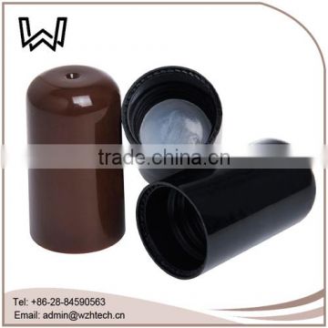 18/415 black plastic screw cap