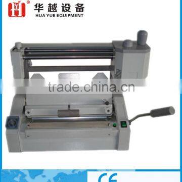 Hot melt glue book binding machine