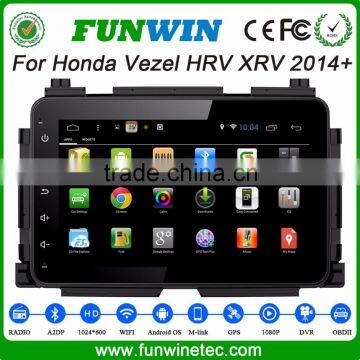 Funwin 8" android 4.4.2 WIFI 3G navigation system for Honda Vezel HR-V 2014 2015 car dvd gps