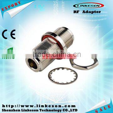 N female to female bulkhead connector adapter