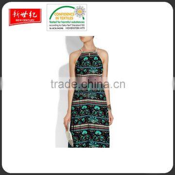 Rayon printed fabric