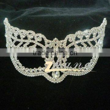 Desinger rhinestone pageant mask