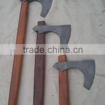 Handmade Damascus axe