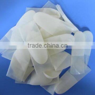 transparent cut type latex finger cot