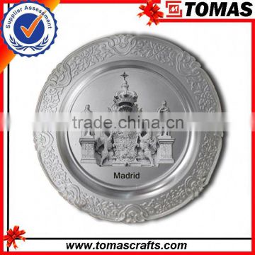 Eco-friendly custom country souvenir plate