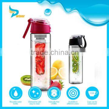 600ml custom fruit water bottle joyshaker bpa free subzero plastic water bottles