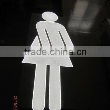 Florence woman's lavatory SIGN restroom sign ladies room sign washroom symbol