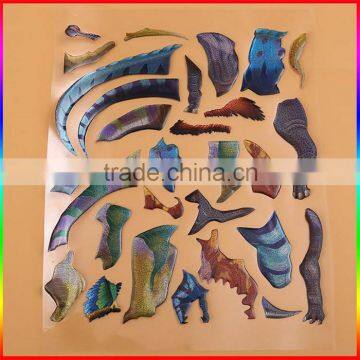 dinosaur deisgns dome epoxy stickers for kids