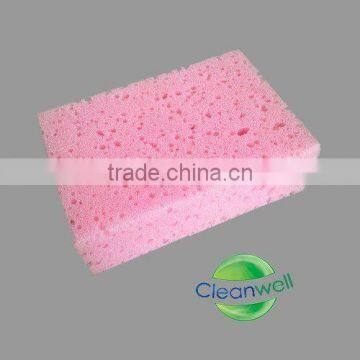 Pink PU scourer sponge