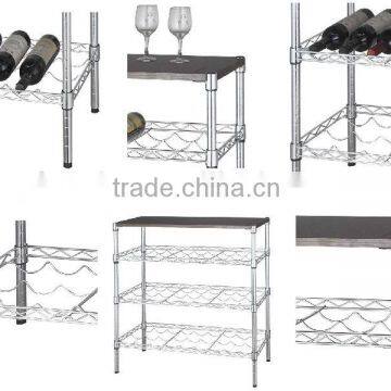 PF-WR09 4 Tier Metal Wire Wine Rack photo-2
