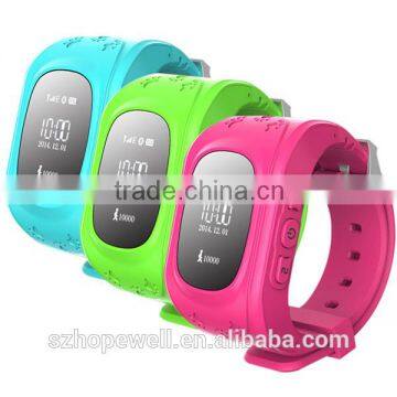 Popular Emergency GPS Tracker Security Kids Smart Watch Mobile Phone