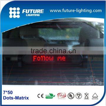 Programmble 7*50dots 12v Car Led Running Message Display photo-2