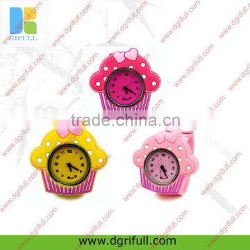 Cute Animal style silicone kids slap watch