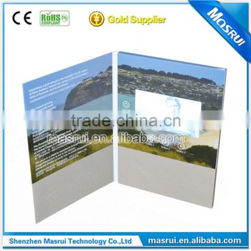 2016 New design best selling 4.3 inch lcd screen video brochure /digital catalogue