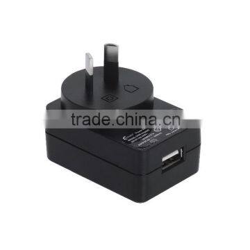 AU Plug 5V 2A, 5V 2.1A, 5V 2.4A USB Wall Charger with CE, UL, FCC, RCM certificate