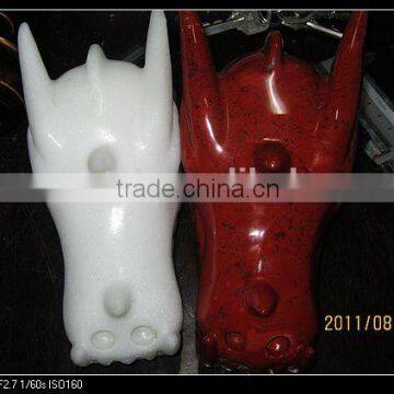 Wholesale Charming Nature Jade Dragon Skull