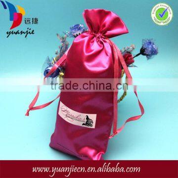 Wholesale newest custom long satin hair extension bag