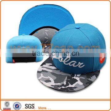 acrylic material and snapback cap sports cap type 6 panel cap flat brim