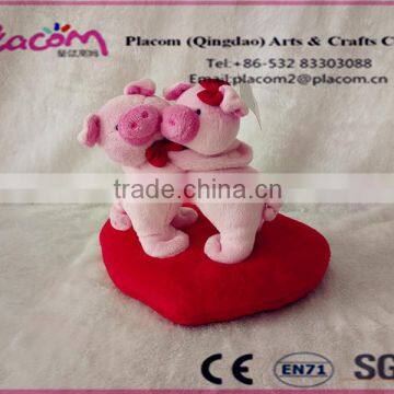 Best selling High quality Customize Valentine's gifts and Toys Wholesale Cheap plush toy pink Pig