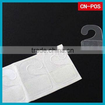 plastic display hang tab sticker for supermarket