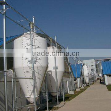 Feed silo for poultry farm