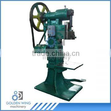 Semi-automatic depressing and flanging machine for tea/biscuit tin can making production line