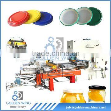 Automatic Twist Off Cap Making Machine Glass Jar Bottle Cap tin can canned food cup cap Production Line