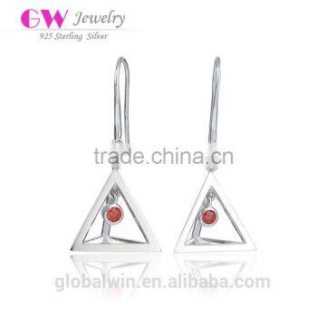 Hot Sale Triangle Earrings Zircon Dangling Earring Hoop Earring