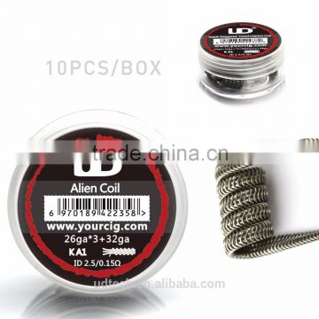 2016 Youde UD fast heating alien clapton vaporizer coil wire