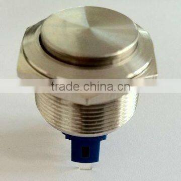 Dia.22mm High flat metal waterproof metal push button switch