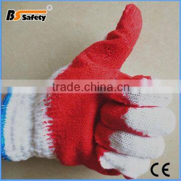 BSSAFETY 10g red liner latex rubber hand gloves