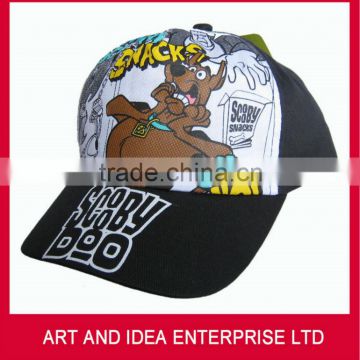 Scooby doo printed cartoon kids hats to decorate