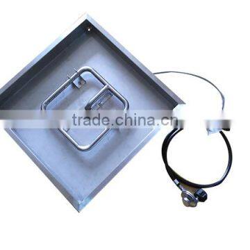 Square Magnesia Gas Fire Pit Table