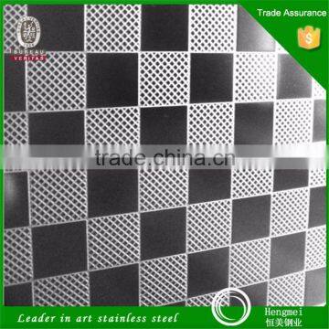 stainless steel sheet 304 embossing finished surface for decoration