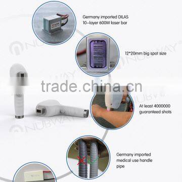 Germany Beauty Laser Equipment Permanent Alexandrite 808nm Diode Laser Body Hair Removal System for Hair Removal photo-5