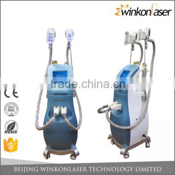 2 years warranty 2 cryo handles 100% fat freeze fda portable crypolysis fat freezing machine