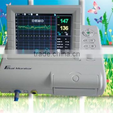 24 hour real-time monitoring Prenatal Fetal monitor TOCO FHR Fetal move optional extra Ultrasonic Transducer