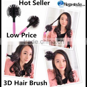 3D Magic Hair Brush Ball Style Blow Drying Detangling Salon Heat Resistant Comb HF