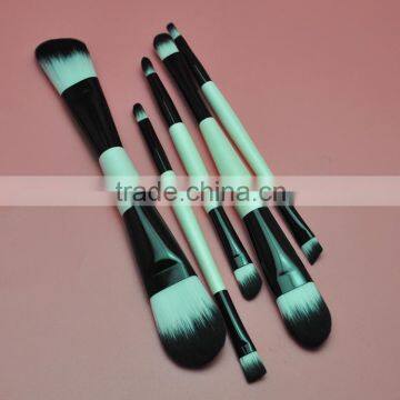 Professional Foundation Synthetic Hair Double Sided 5Pcs Cosmetic Makeup Brush Kit With Black Carry Bag photo-5