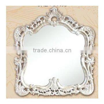 SJ-9190-6 21 2/7"x23 1/5" small grey marble cosmetic mirror