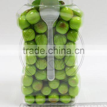2.5g SM Green Apple Shaped Bubble Gum In Jar photo-3