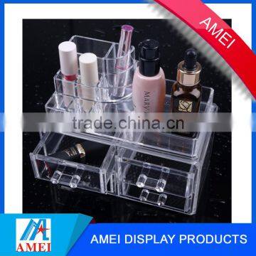 China Gold Factory and Clear Acrylic Makeup Organizerdisplay Storage Box photo-5
