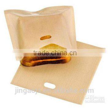 2016 New Product Reusable Toast Bag Black Color No Fuss No Mess Cookie Bag Brown Color Bag