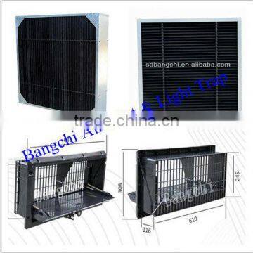 Poultry light trap for poultry fan