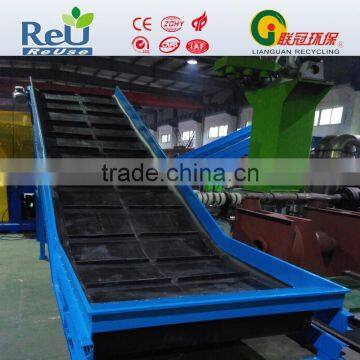 L shape belt conveyor