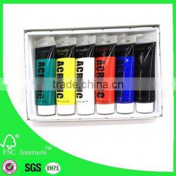 75ml acrylic paint tubes