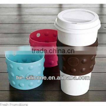 fashion creative silicone drinking cup sleeve,coffee sleeve